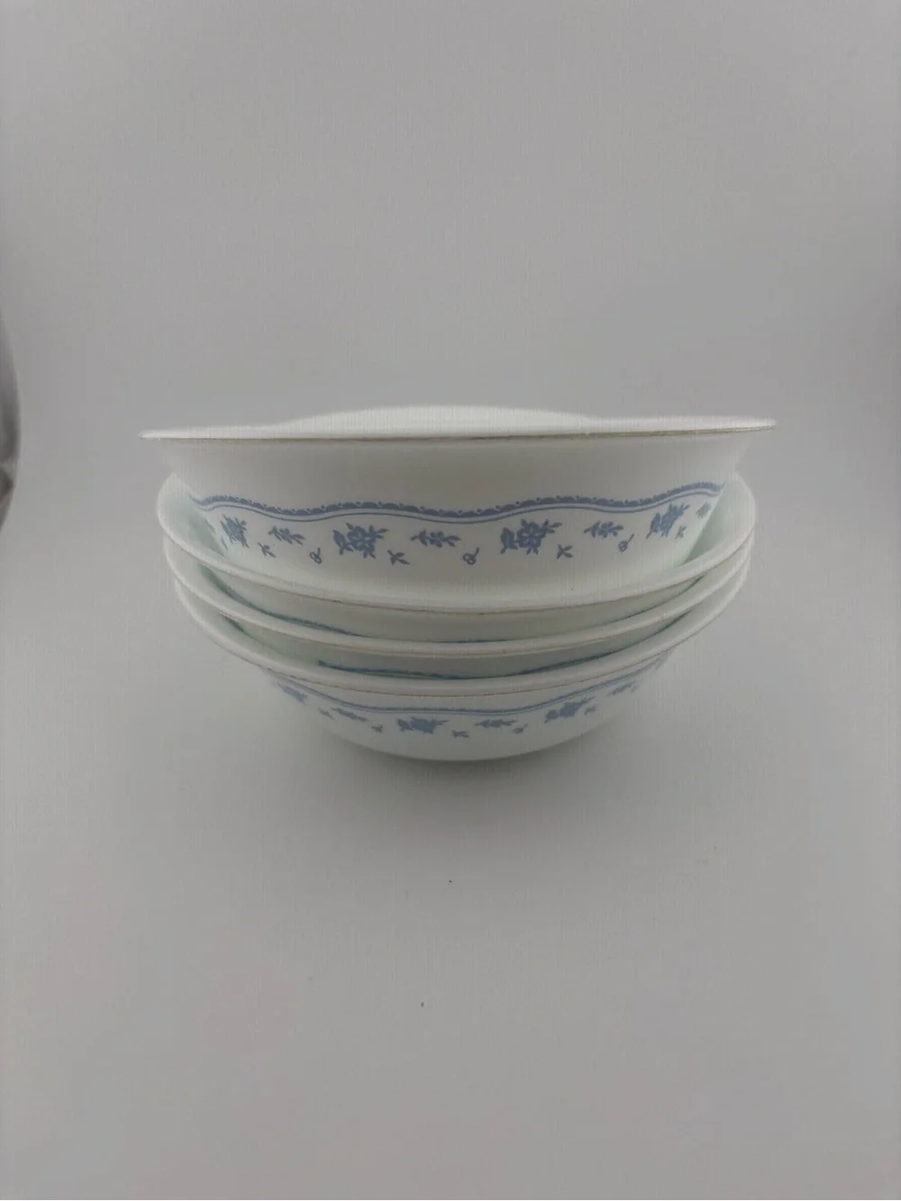 Corelle Morning Blue Cereal Bowls 6.5” - Set of 4